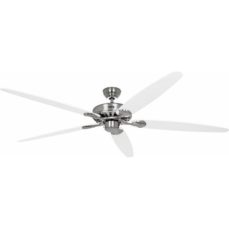 Ceiling Fan Classic Royal Brushed Chrome 180 WH-LG