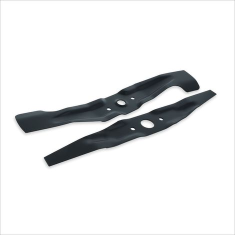 vhbw 2x Lama di ricambio sostituisce Honda 72531-VH7-000, 72511-VH7-000 per tagliaerba - nero, in acciaio (1/5)