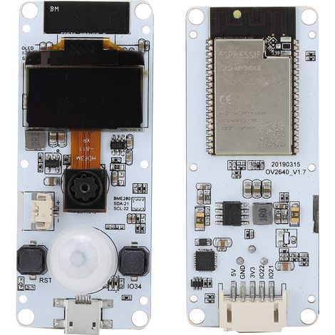 Module caméra 2 mégapixels H295 OV2640 avec écran OLED 12864, Bluetooth et Wi-Fi, pour écrans DIY. (1/5)