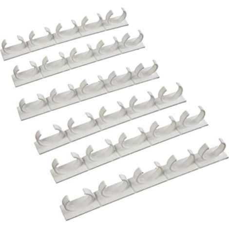 Clip per spezie, confezione da 30 clip organizer per 30 barattoli di spezie - Organizzazione di dispensa e armadietti, porta spezie adesivo 3M (1/4)