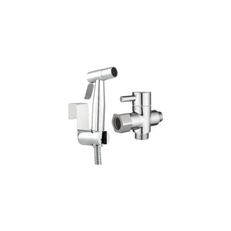 Tragbares Bidet-Duschset komplett mit Edelstahl-Handbrause und 1,5 m Schlauch, Chrom ZVD - Crezuo (1/4)