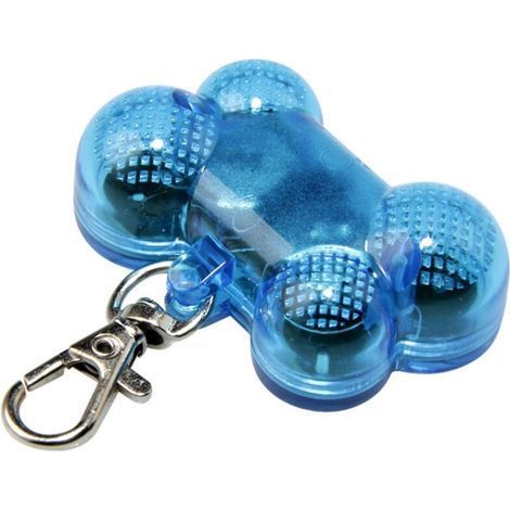Pet Anti-Lost Flashing LED Light 3 Mode Plastic Outdoor Pet Collar Bone Warning Lamp (1/4)