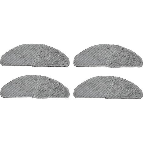 4-teiliges Wischmopp-Set für Midea S8+/M7pro Saugroboter-Zubehör (1/4)