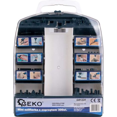 Coffret de mini-broyeur avec accessoires 300 pièces (1) (1/2)