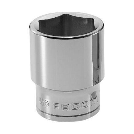 Facom – Douille hexagonale 24mm – Entraînement carré 1/2" – Longueur 38mm – Pour écrous et boulons