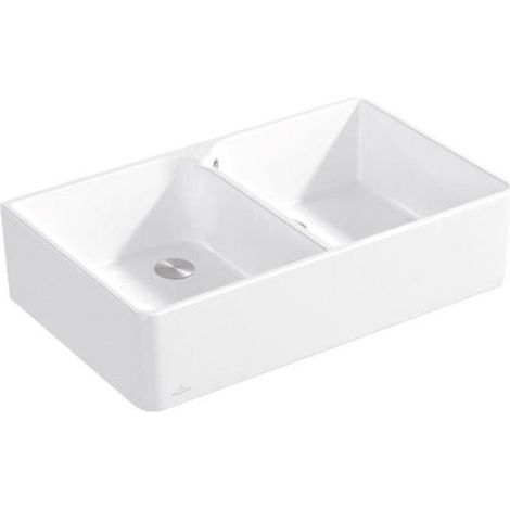 Lavabo doble 90 X 900x550mm Blanco Alpin CeramicPlus VILLEROY & BOCH
