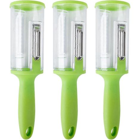 Éplucheur multifonctionnel, éplucheur de légumes de cuisine vert (1/5)