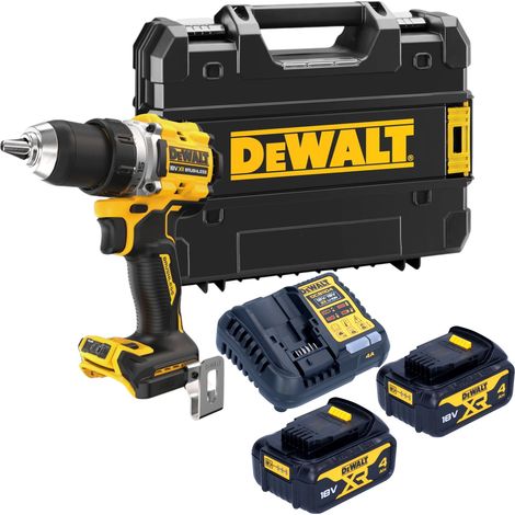 Taladro atornillador a batería DeWalt DCD 800 M2T 18 V 90 Nm sin escobillas + 2x batería recargable 4,0 Ah + cargador + TSTAK (1/5)