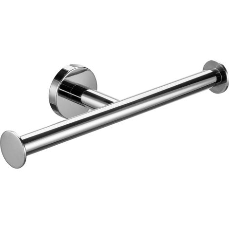 Portarrollos doble sin tapa, serie ECO, acabado inox cepillado - MANILLONS TORRENT (1/2)