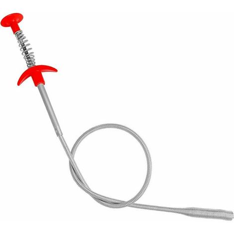Pince de Nettoyage pour Canalisations, 60cm Furet Canalisation, Débouch Furet Pliable, Manche Quatre Griffes, Largement Utilisé pour le Colmatage des éviers (1/5)