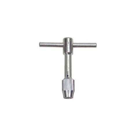 Clé à taraud manuelle en T - 80 mm pour tarauds de 3 à 5
