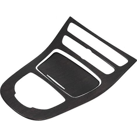 2Pcs Garniture de Panneau de Levier de Vitesse en Bois de Chêne pour Mercedes Classe E W213 (2016-2018) - Cover Trim Console Intérieure (1/4)