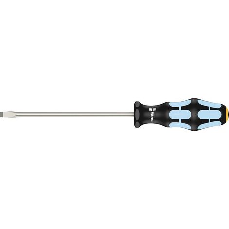 Cacciavite Piatto Dell'Acciaio Inossidabile, Larghezza. : Della Lama: 6.5 Mm Di Spessore. : 1,2 Mm Lama, Lunghezza Di Lama 125 Mm, Lungo. Totale: 255 Millimetri (1/5)