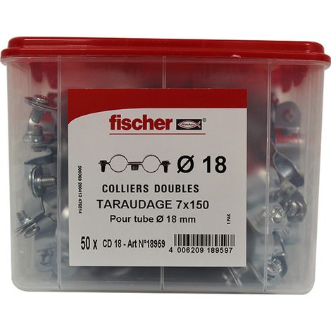 Collier double - 18 mm - Fischer