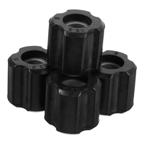 Bague D'essieu pour Débroussailleuse 26mm/28mm Kit de Rotative en Pe Noir 4 Pièces Accessoires Jardin Motorisé Compatible Tubes Aluminium Roulements Tondeuse - (1/5)