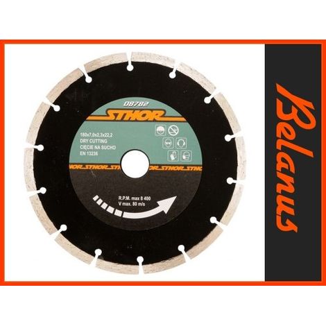 Disco diamantato Sthor segmento 230 mm altezza 8 mm