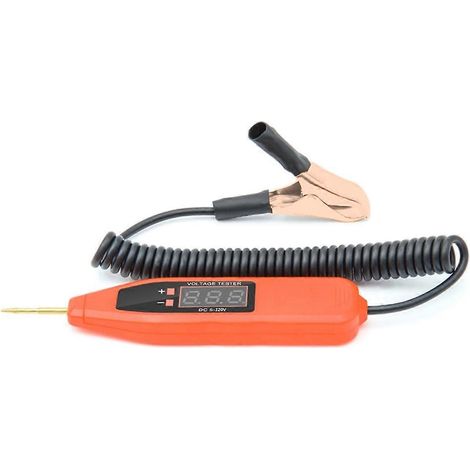 5-120V LCD Digitaler Kfz-Spannungsprüfer Stift (1/5)
