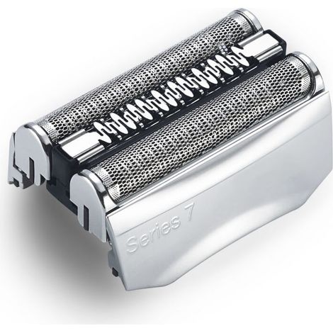 Compatible avec tête de rasoir Série 7, tête de rasoir électrique argentée Série 7, accessoires de lame de rechange en feuille (70S) (1/5)