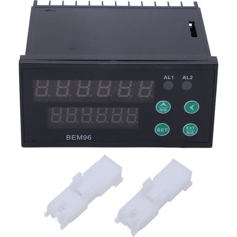 Digitaler Timer-Zähler, 6-stelliges Display, Zähl-Timing, multifunktional, für industrielle Rohrleitungen, AC100-240 V (1/5)