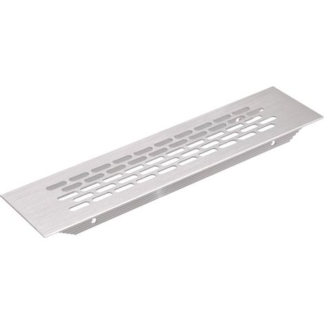 Grille d'aération aluminium - Décor : Inox - ITAR