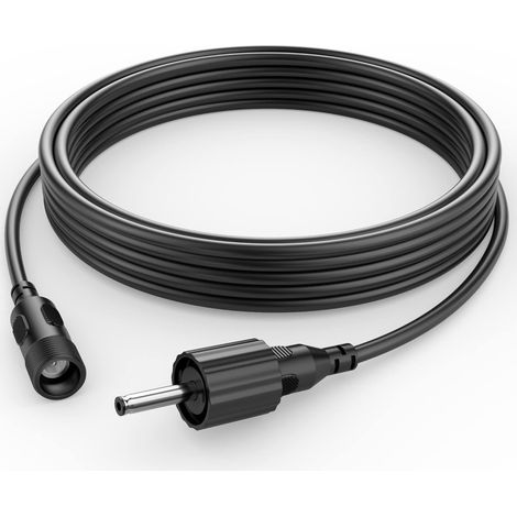 Rallonge de 3 m pour fontaine solaire, connecteur étanche et faible chute de tension, compatible avec les pompes solaires de 2,5 à 40 W (1/5)