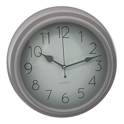 Reloj pared moderno parnell 25 cm Gris (1/3)