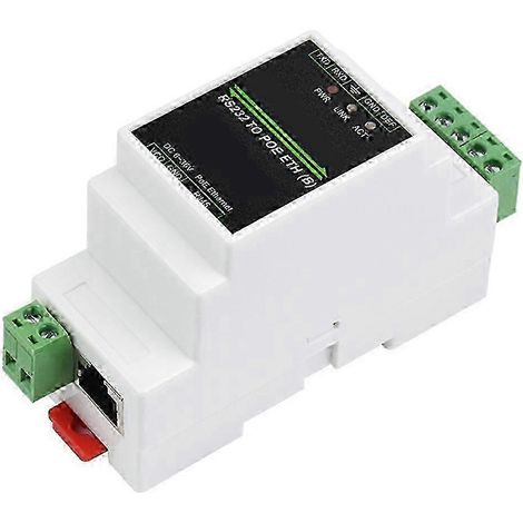 Serveur série industriel RS232 vers Ethernet RJ45, convertisseur IP, montage sur rail 2026 (1/5)