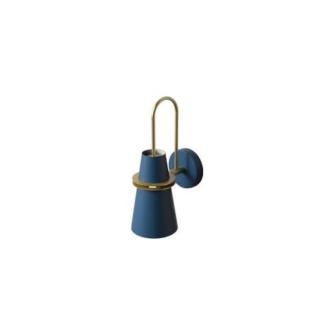 Aplique de pared LED moderno, lámpara de mesilla de noche, iluminación decorativa para el hogar, azul