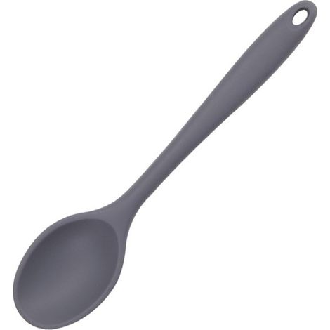 Cuillères de cuisine en silicone (lot de 3), cuillères à mélanger pour poêles antiadhésives, cuillères de cuisine pour cuisiner, pâtisser et mélanger, cuillères de service, spatules en silicone (1/5)