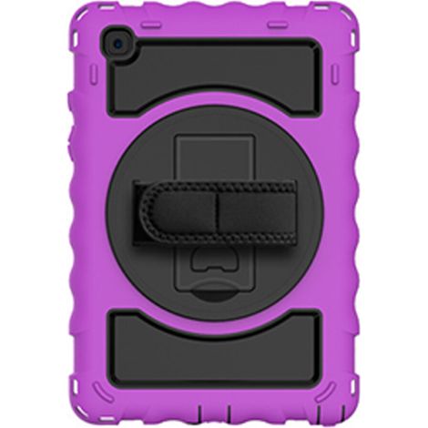 Una funda protectora para la Samsung Galaxy Tab A8.4T307, fabricada en silicona líquida, que ofrece una auténtica protección de grado militar, protección de bordes elevados y un diseño multifuncional. (1/2)