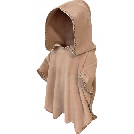 Kinderumhang 74-86 Kapuzenhandtuch Poncho Pool, Strand Cappuccino (1/5)