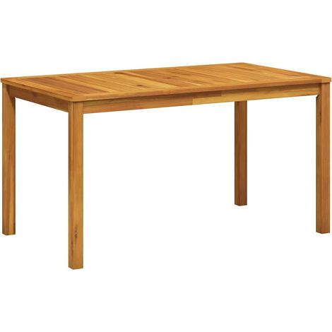 Maison Exclusive - Tavolo da Giardino 140x80x74 cm in Legno Massello di Acacia (1/5)