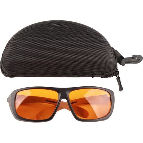 Lunettes de sécurité laser 190-500nm, protection oculaire pour fibre optique, noire (1/5)