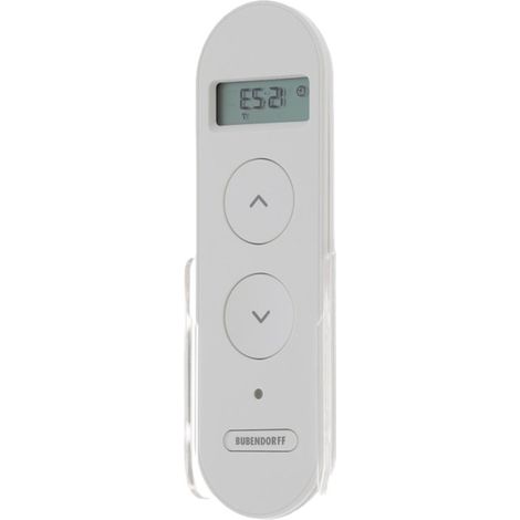 Store Menuiserie – Télécommande multi-canaux avec horloge intégrée – Contrôle jusqu'à 4 groupes de volets – Alimentation sans câble – Compatible Bubendorff (1/3)