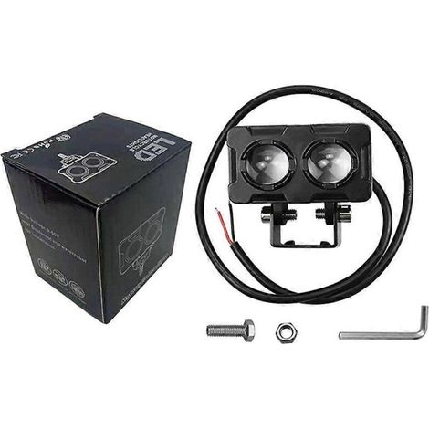 12V/24V/25W LED-Motorradscheinwerfer, leistungsstarker Projektor für Auto, LKW, SUV, Fernlicht und Fahrlicht (1/4)