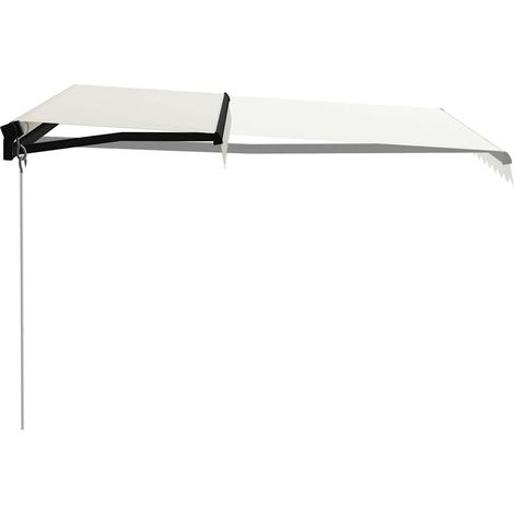 Maison Exclusive - Tenda da Sole Retrattile Manuale 300x250 cm Crema (1/5)