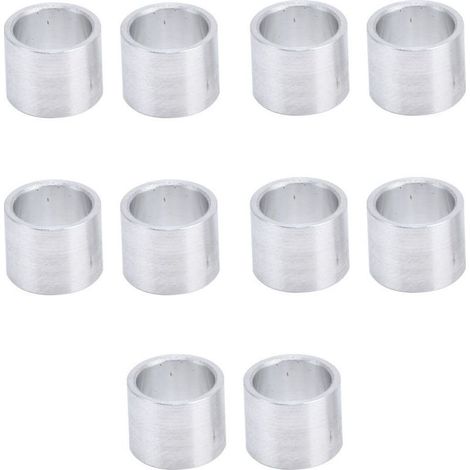 Entretoise En Aluminium, Entretoise En Métal Entretoise Ronde En Aluminium Douille D'espacement Non Filetée Entretoise Externe Non Filetée Unie 10 mm (1/4)