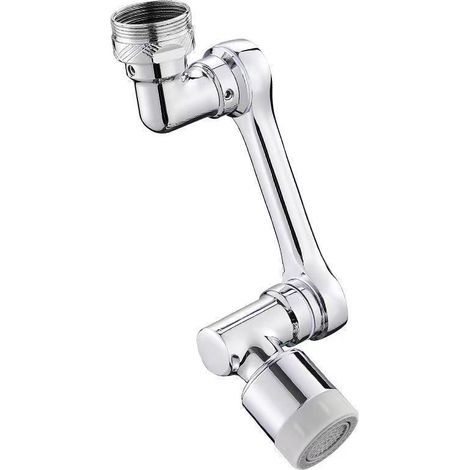 (1 Pcs) Rallonge de Robinet, Rotatif à 1080°, Filtre Anti-Eclaboussures pour Robinet, avec 2 Modes de Sortie D'eau, Rallonge de Pulvérisateur D'évier