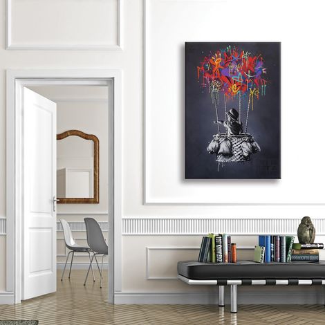 In Altum -  Quadro Canvas Contemporaneo su telaio in legno - Misura: 50x70 cm (1/4)