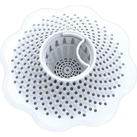 Protection de baignoire/drainure, filtre et crépine pour cheveux, furet de plomberie, goupillon et tarière pour prévenir les bouchons de cheveux dans les canalisations. (1/5)