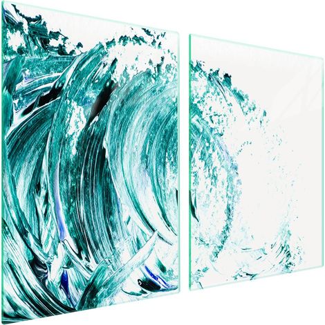 Plaque de protection en verre pour poêle 2x45x52 Fala (1/5)