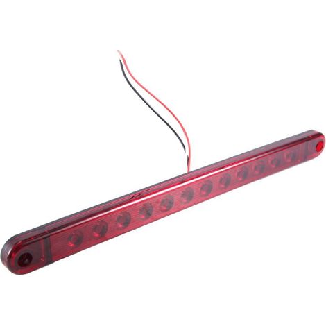 Feux arrière de freinage à 12 LED, bandes de feux de freinage 12 V adaptées aux camions, remorques, fourgonnettes et autobus. (1/5)