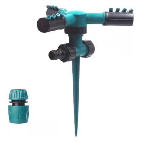 QORVA-360° Arroseur de Jardin Plastique Arroseur de Pelouse Automatique à Arroseur d'eau Pulvérisateur Durable à 3 Bras pour Jardin Et l'Irrigation Pastorale (1/5)
