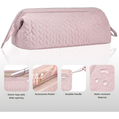 sac portable voyage ur sèche cheveux et fer à friser portables, étui protection voyage accessoires c (1/5)