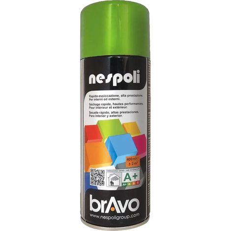 Peinture Aérosol BRAVO NESPOLI - Vert olivier (180405/180017) 0,4 L