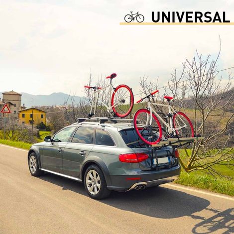 Universeller Fahrradträger für Autoheck Stand Up