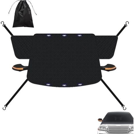 Housse de protection contre le gel et la neige pour pare-brise de voiture, résistante aux intempéries, anti-givre, pare-brise d'hiver (99,61 x 46 cm), housse de protection contre le givre (1/4)