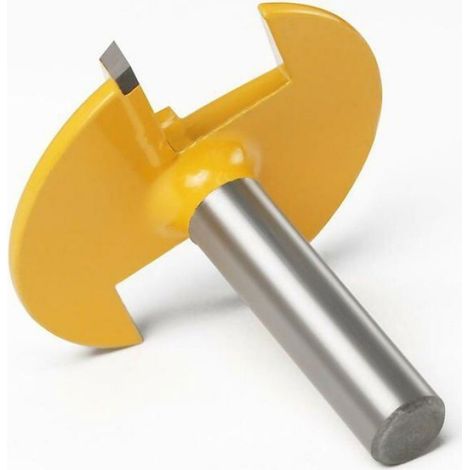 Fraise à Moulurer - 44.5 mm - Tige 8 mm - Carbure C3 Micro-grain - Pour Bois Dur Contreplaqué et Panneaux Composite - 1 Pièce (1/4)