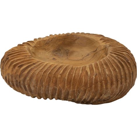 Plateau Garit en teck Cm Ø 32X11 (1/5)