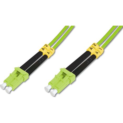LWL Patchkabel, Duplex, LC  LC Stecker, Multimode OM5 Verwendung: Zur Verlegung von optischen Netzwerkverbindungen (Glasfaser) im Gigabit-Bereich